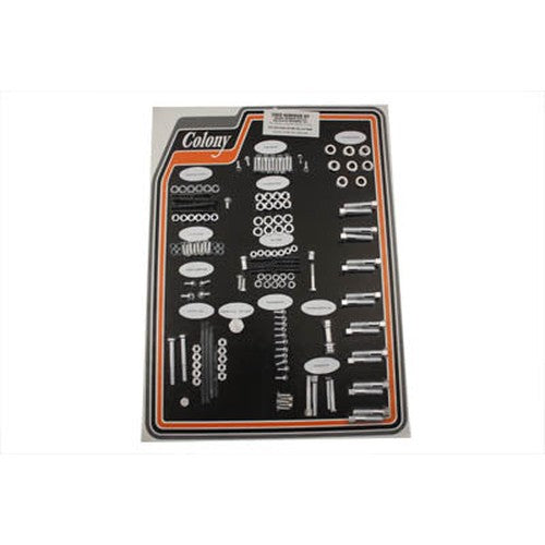 Cadmium Stock Style Hardware Kit - V-Twin 8307 CAD