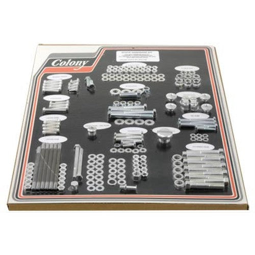 Stock Style Hardware Kit Cadmium - V-Twin 8315 CAD - Ironhead 1957-1966