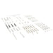 Stock Style Hardware Kit Cadmium - V-Twin 8316 CAD - Ironhead 1957-1969
