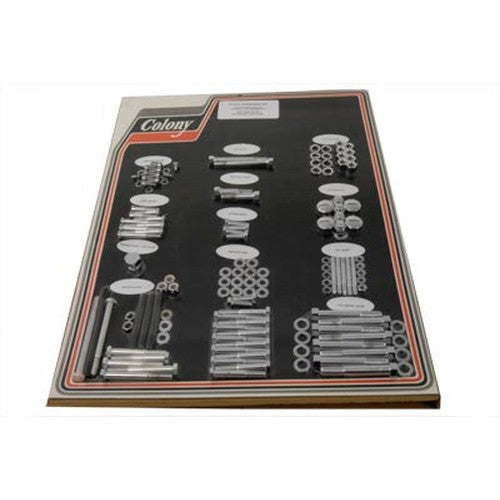 Stock Style Hardware Kit Chrome - V-Twin 8316 CHR - Ironhead 1957-1969