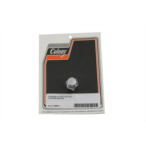 Chrome Cap Nut 7/16-14 Coarse Thread - V-Twin 8427-2