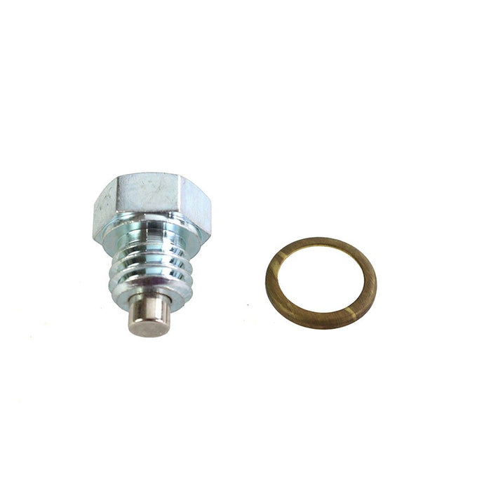Magnetic Drain Plug with Brass Gasket - V-Twin 8491-1T - OEM 707 - Big Twin 1941-1985