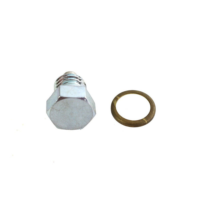 Magnetic Drain Plug with Brass Gasket - V-Twin 8491-1T - OEM 707 - Big Twin 1941-1985