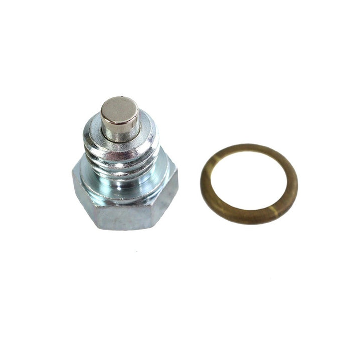 Magnetic Drain Plug with Brass Gasket - V-Twin 8491-1T - OEM 707 - Big Twin 1941-1985