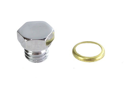 Colony Transmission Engine Drain Plug 1/2 X 13 Thread Chrome