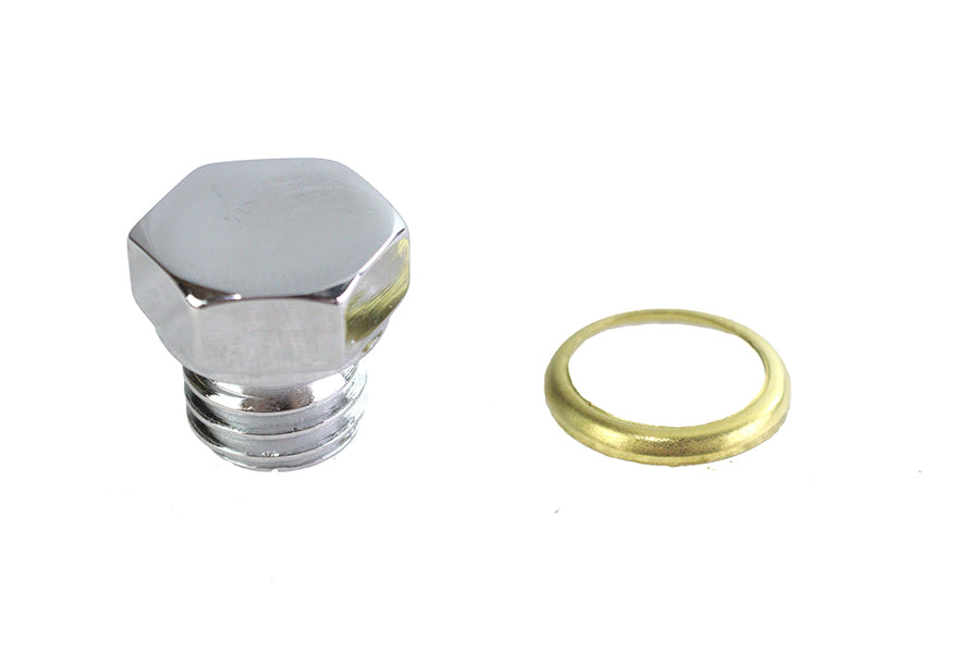 Colony Transmission Engine Drain Plug 1/2 X 13 Thread Chrome