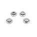 Rocker Shaft End Caps Chrome - V-Twin 8614-4 - Ironhead 1971-1985