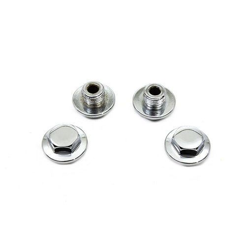 Rocker Shaft End Caps Chrome - V-Twin 8614-4 - Ironhead 1971-1985