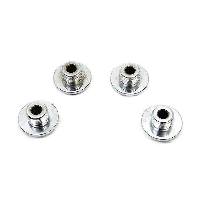 Rocker Shaft End Caps Chrome - V-Twin 8614-4 - Ironhead 1971-1985