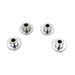 Rocker Shaft End Caps Chrome - V-Twin 8614-4 - Ironhead 1971-1985