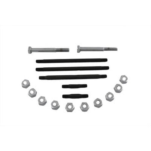 Engine Case Bolt Kit Chrome - V-Twin 8619-17