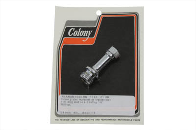 Colony Transmission Fill Plug Chrome