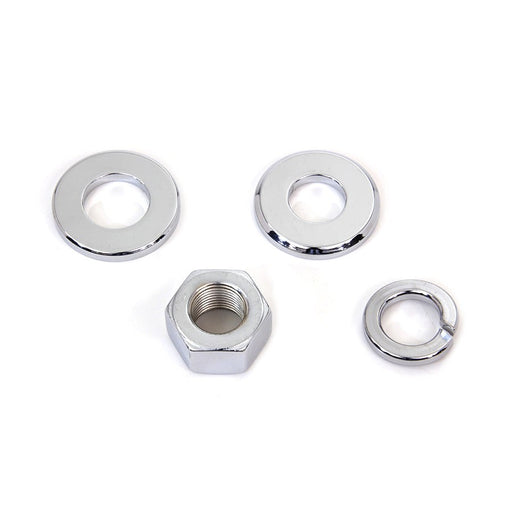 Chrome Rear Axle Nut Kit - V-Twin 8715-4