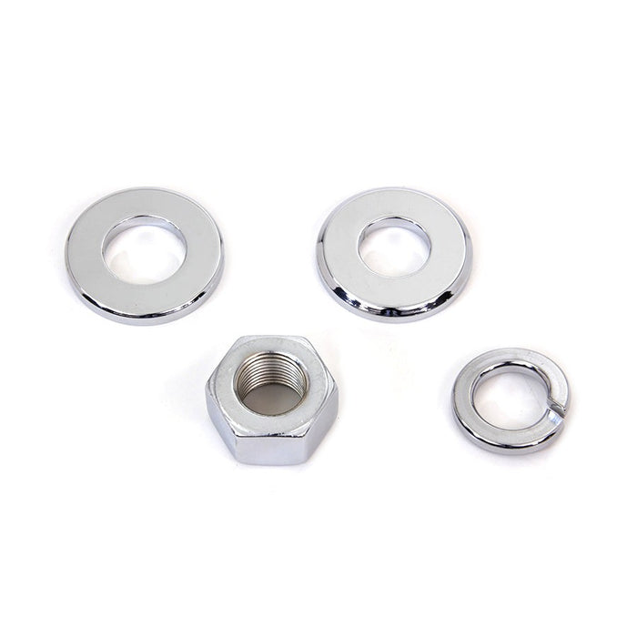 Chrome Rear Axle Nut Kit - V-Twin 8715-4