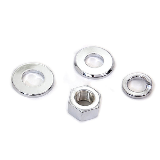 Chrome Rear Axle Nut Kit - V-Twin 8715-4