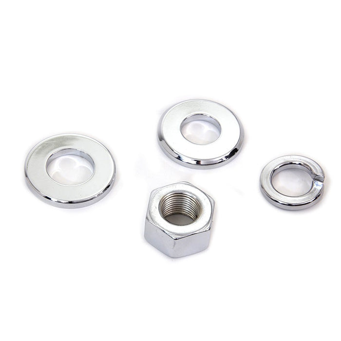Chrome Rear Axle Nut Kit - V-Twin 8715-4