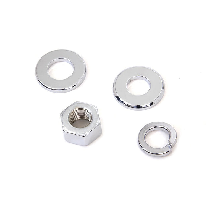 Chrome Rear Axle Nut Kit - V-Twin 8715-4