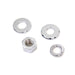 Chrome Rear Axle Nut Kit - V-Twin 8715-4
