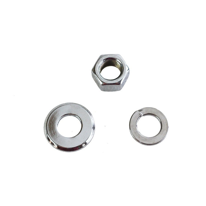 Chrome Front Axle Nut and Washer Kit - V-Twin 8769-3 - Big Twin 1973-2006