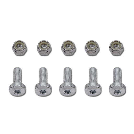 Chrome Front Brake Disc Bolt Kit - V-Twin 8794-10 - OEM 3655