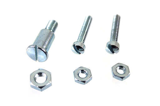 V-Twin Manufacturing Zinc Lever Pivot Screw Set