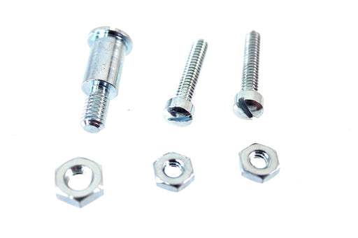 V-Twin Manufacturing Zinc Lever Pivot Screw Set - additional view 2