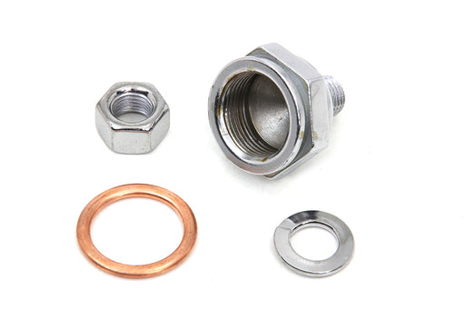 Colony Linkert Carburetor Bowl Chrome Lock Nut