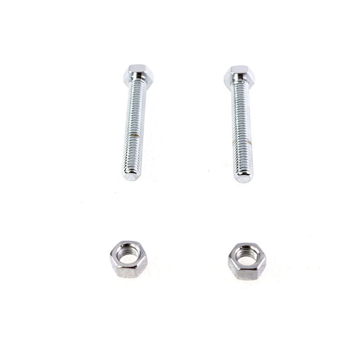 Chrome Rear Axle Adjuster Screws - Colony 5-146 - OEM 47579-86 - Evolution Softail 1986-1992