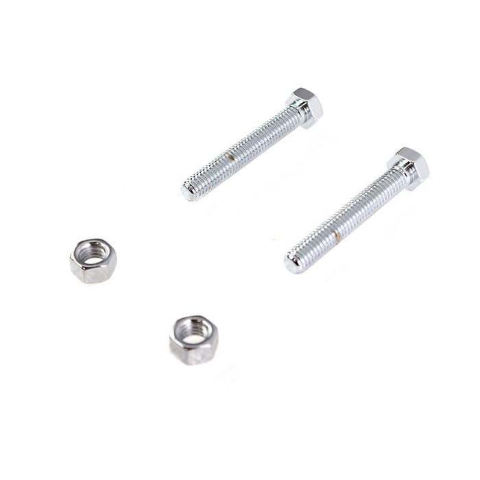Chrome Rear Axle Adjuster Screws - Colony 5-146 - OEM 47579-86 - Evolution Softail 1986-1992