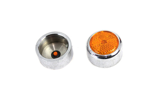 Colony Swingarm Pivot Bolt Cover with Amber Reflectors - additional view 2