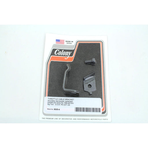 Throttle Cable Bracket - V-Twin 9005-4 - OEM 3371-36
