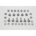 Windshield Mounting Screw Set Chrome - V-Twin 9200-33