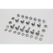 Windshield Mounting Screw Set Chrome - V-Twin 9200-33