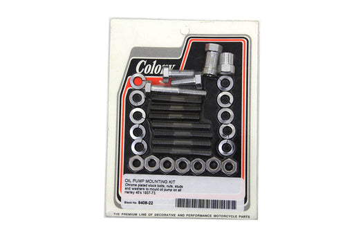 Colony Oil Pump Mount Kit Chrome - additional view 2