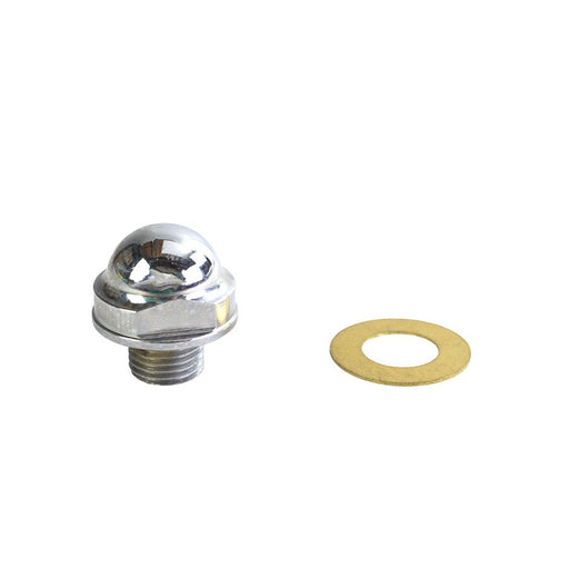 Oil Pump Relief Valve Plug Chrome - V-Twin 9605-2 - OEM 26377-54
