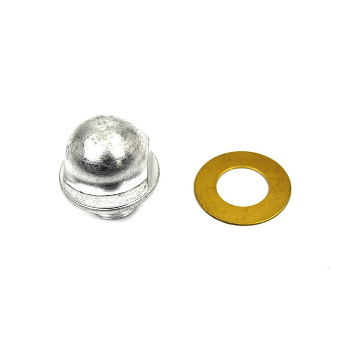 Oil Pump Relief Valve Plug Cadmium - V-Twin 9606-2 - OEM 26377-54