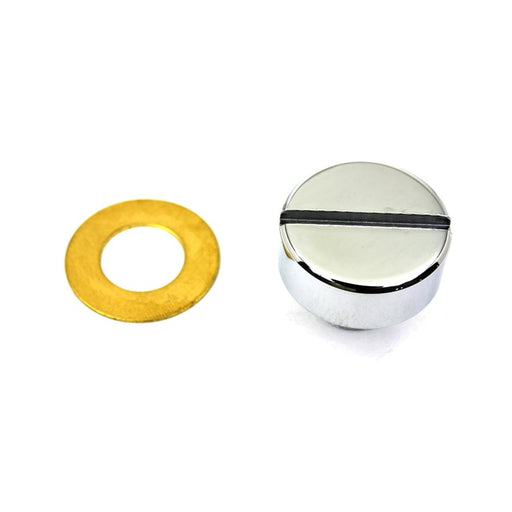 Oil Pump Relief Valve Plug Chrome - V-Twin 9607-2