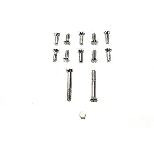 Transmission Top Cover Screw Kit Chrome - V-Twin 9612-13
