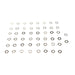 Chrome Flat Washer 1/4 Inner Diameter - V-Twin 9633-50 - OEM 6099