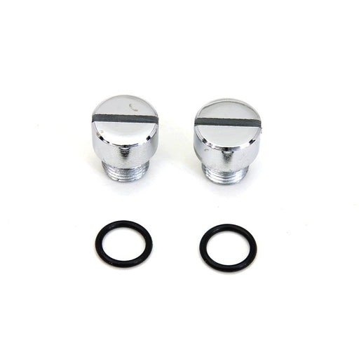 Oil Pump Check and Relief Valve Plug Chrome - V-Twin 9634-4 - Big Twin 1981-1998