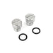 Oil Pump Check and Relief Valve Plug Cadmium - V-Twin 9635-4 - Big Twin 1981-1998