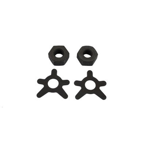 Brake Shaft Nut and Lock Kit Parkerized - V-Twin 9677-4 - OEM 7863
