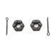 Front Axle Nut Kit - V-Twin 9690-4 - OEM 3910-37