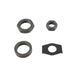 Parkerized Rear Axle Nut and Lock Kit - V-Twin 9692-4