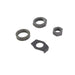 Parkerized Rear Axle Nut and Lock Kit - V-Twin 9692-4