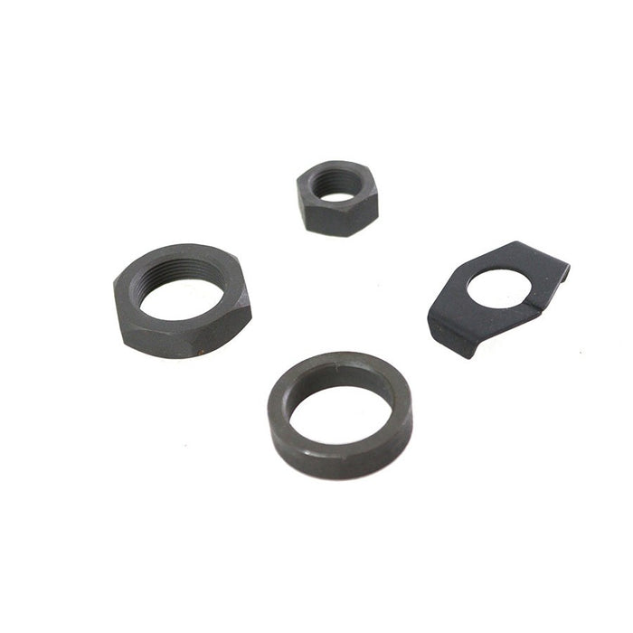 Parkerized Rear Axle Nut and Lock Kit - V-Twin 9692-4