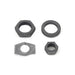 Parkerized Rear Axle Nut and Lock Kit - V-Twin 9692-4T