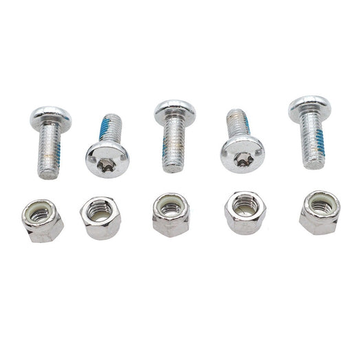 Rear Disc Bolt and Nut Kit Chrome - V-Twin 9807-10T