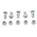 Rear Disc Bolt and Nut Kit Chrome - V-Twin 9807-10T