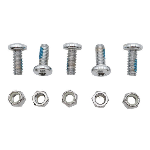 Rear Disc Bolt and Nut Kit Chrome - V-Twin 9807-10T